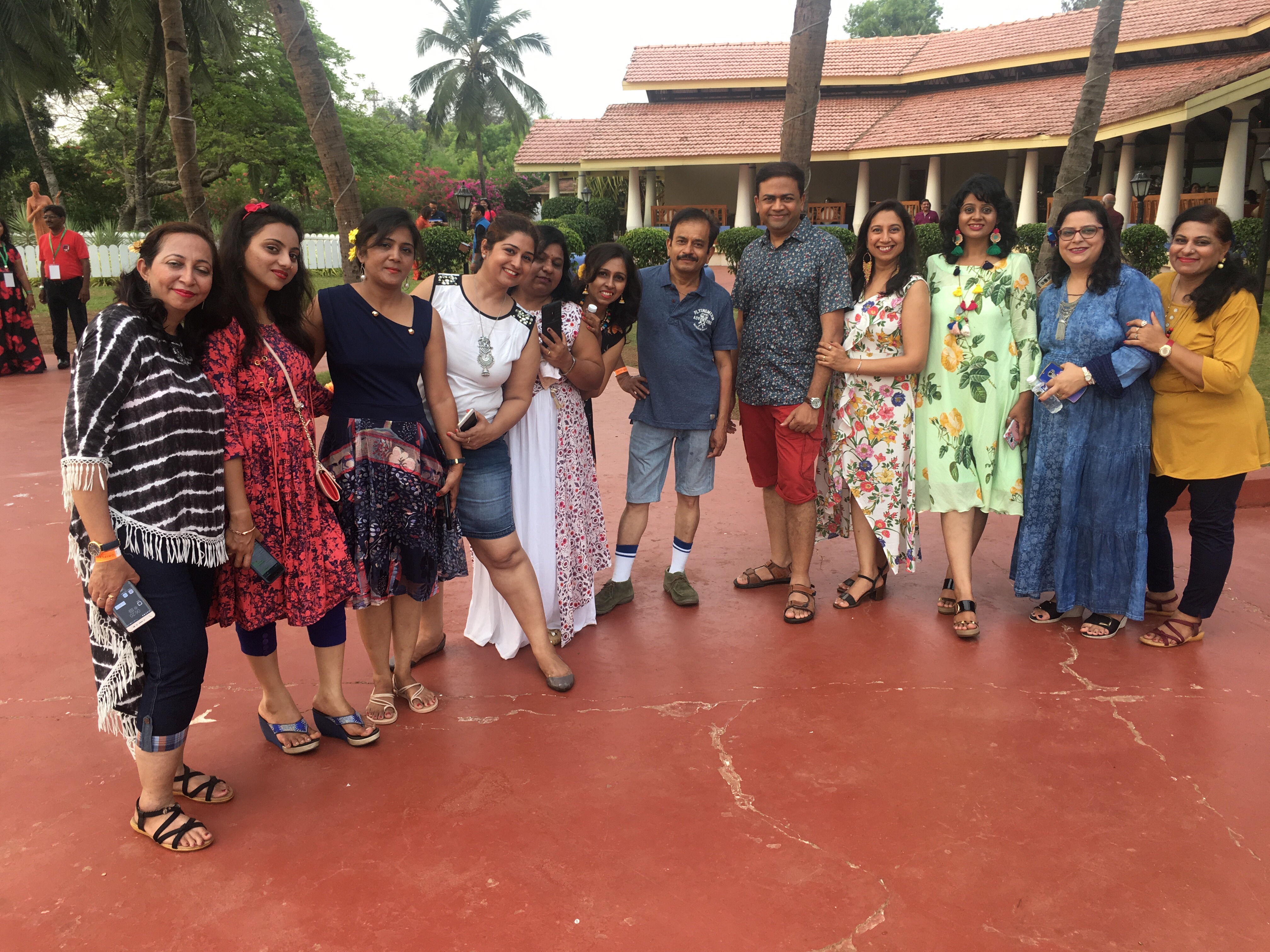 Welcome dinner Oriflame Goa DS 2018 - Vibrant club PurviPritesh 