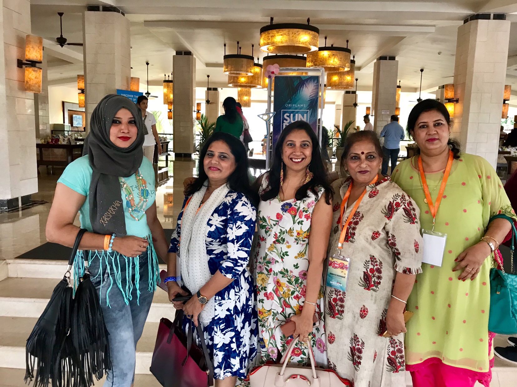 Welcome dinner Oriflame Goa DS 2018 - Vibrant club PurviPritesh 